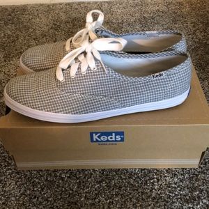 Keds Champion Black checkered Canvas Sneakers